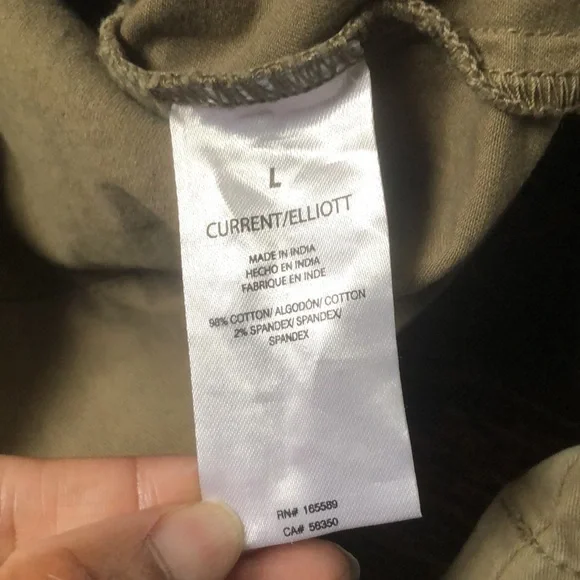 Current Elliott women’s the regiment jacket basil utilitarian relaxed L NWT